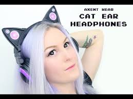 review axentwear cat ear headphones