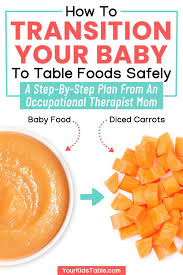 your baby from purees to table foods
