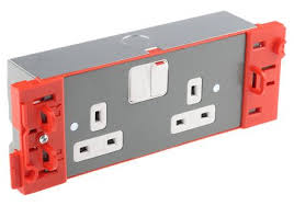 crm11730 grey floor box switch socket