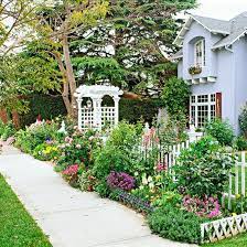 Front Yard Sidewalk Garden Ideas