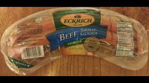 eckrich skinless beef smoked sausage