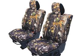 Saddleman Front Row Camo Seat Covers
