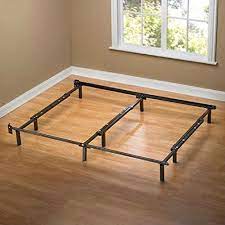 queen size 9 leg metal bed frame with