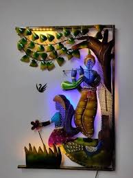 Radha Krishna Wall Hanging Art Decor