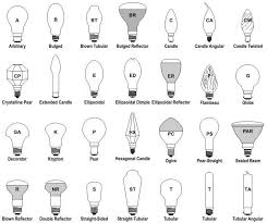 Light Bulb Shape Names In 2019 Modern Light Bulbs Light