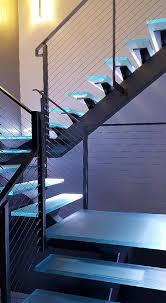 Led Lighted Railings And Stairs Keuka