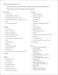 Free 7 Packing Checklist Samples Templates In Word