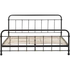 These frames have fittings either the bolt up. King Renaud Parisian Metal Bed Black Brass Adore Decor Target