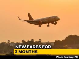 minimum and maximum air fares to be