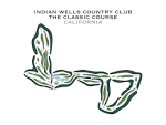 Indian Wells Country Club CA Golf Course Map Home Decor - Etsy