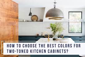 is the two toned kitchen cabinet trend