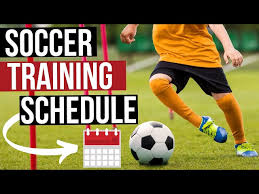 how to make a soccer training schedule