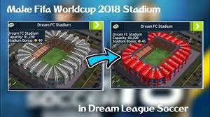 how to change dream league soccer stadium