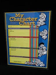 Details About Chore Chart Christian My Character Chart Reusable Laminated Ages 4 7