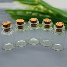 clear 2ml mini glass bottles with