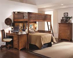 Make your office smart with the ability to convert into a bedroom by simply lowering your wall bed desk. Wooden Bunk Bed Desk Combo Designs Anextweb