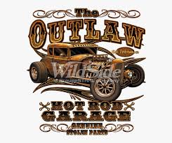 Welcome to the hot rod garage located on maryland's eastern shore in denton. The Outlaw Hot Rod Garage Genuine Stolen Parts Poster Hd Png Download Kindpng