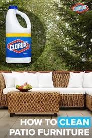 handy tips for cleaning patio furniture