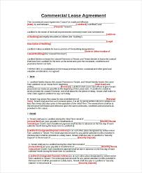 14 Commercial Lease Agreements Word Pdf Pages Free