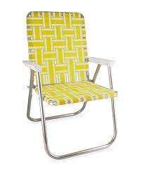 Choose from contactless same day delivery, drive up and more. Lawn Chair Usa Aluminum Webbed Chair Classic Yellow And White With White Arms Amazon In Home Kitchen