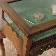 Wooden Display Table Oak Wine