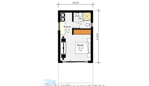 1 bedroom house plan 1 room house