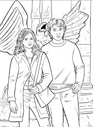 89 harry potter pictures to print and color. Ron With Hermione Coloring Pages Harry Potter Coloring Pages Coloring Home