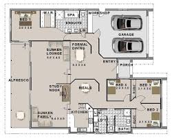 4 Bedroom House Plans 2960 Sq Foot 272