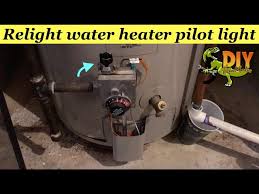 relight a gas water heater pilot light