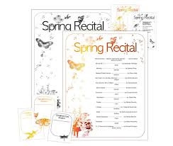 New Spring Recital Template Edit A Doc Pages Or Pdf