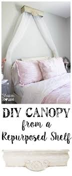Diy Canopy Crown From A Repurposed Shelf
