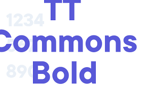 Maybe the final execution needs a touch of typographic magic to communicate your message more effectively. Tt Commons Bold Font Free Download Now