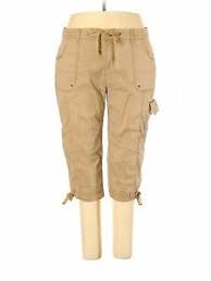 Details About Faded Glory Women Brown Cargo Pants 24 Plus