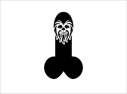 Star Wars Chewbacca Penis Silhouette Svg Dxf Eps Pdf - Etsy