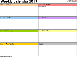 Weekly Schedule Maker Task List Templates