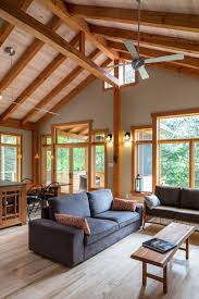 small timber frame home rustic