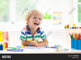 Today's kids room homework station suggestions will make everybody pleased! Kids Paint Child Image Photo Free Trial Bigstock