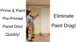 how to paint pre primed panel door