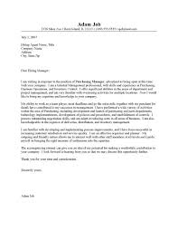 Cover Letter For Resume Purchaser Professional Buyer Cover