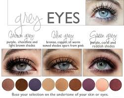 For blue eyes, the color that primarily pops is orange. Best Eyeshadows For Grey Eyes In 2020 Grey Eye Makeup Best Eyeshadow Eyeshadow For Blue Eyes