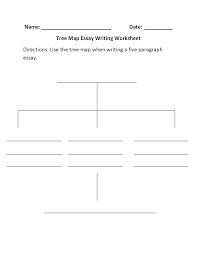 essay writing worksheets tree map essay writing worksheets 