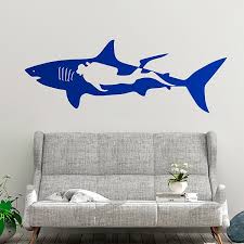 Wall Sticker Shark And Diver