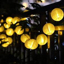 Solar Powered Lantern String Lights