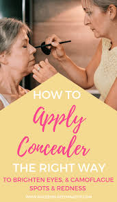 how to apply concealer the right way