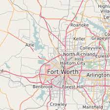 fort worth texas zip codes map and