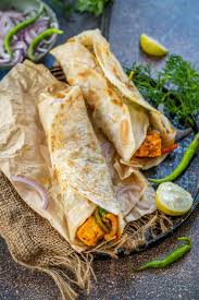 easy indian paneer kathi roll recipe