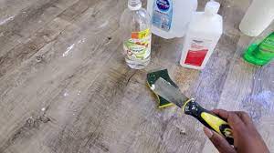 remove paint off hardwood vinyl floor