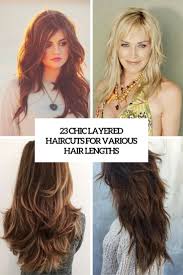 Long layered hair with bangs. 23 Chic Layered Haircuts For Various Hair Lengths Styleoholic