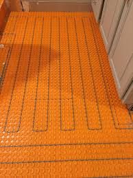 how to install heated floors deeply