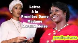 A l'occasion de la journée internationale des femmes harmonie reçoit la première dame de la république martine moïse dans. Lettre A La Premiere Dame Madame Martine Moise Youtube